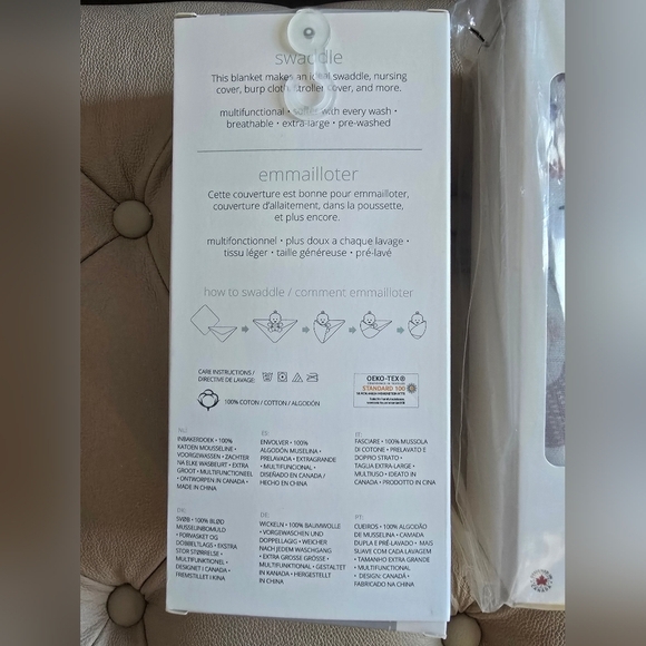 Lulujo Baby Classic Muslin Swaddle Cotton  47×47 - Picture 4 of 4